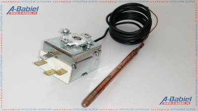 Termostat regulacyjny 1-fazowy 0-90 °C 6,5x95mm dł. kapilary 1500mm