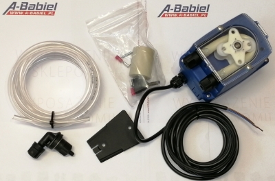 Dozownik płynu myjącego, elektryczny, pompa dozująca, zestaw do zmywarek gastronomicznych